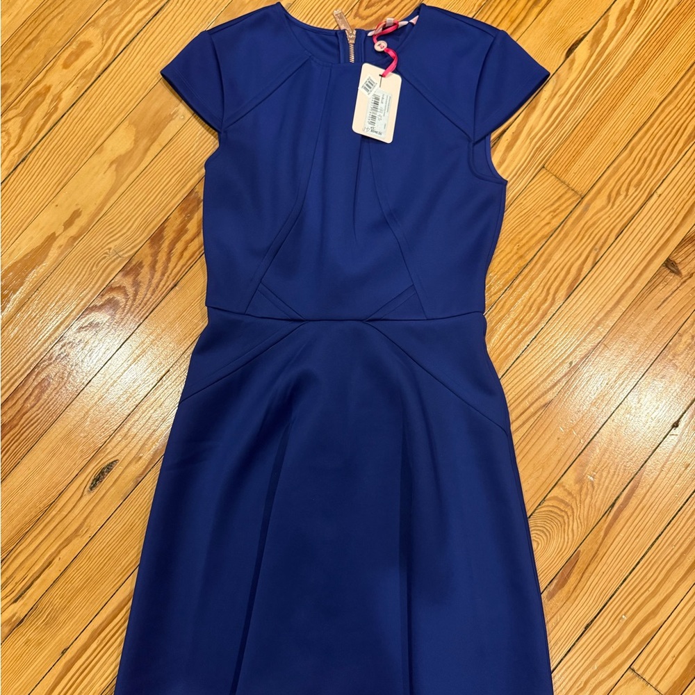 Ted Baker Cap Sleeve Skater Dress NWT